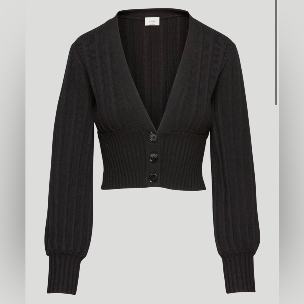 Wilfred plunge cardigan